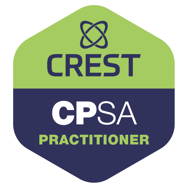 CREST CPSA official certification badge